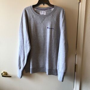 Champion Pullover Fleece Sweatshirt Size 2XL NWOT Gray
